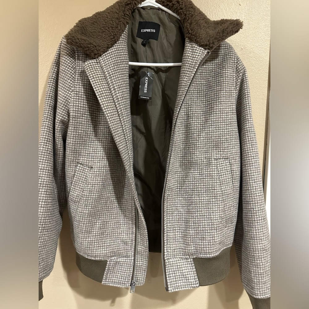 Men's XS Express patterned bomber jacket